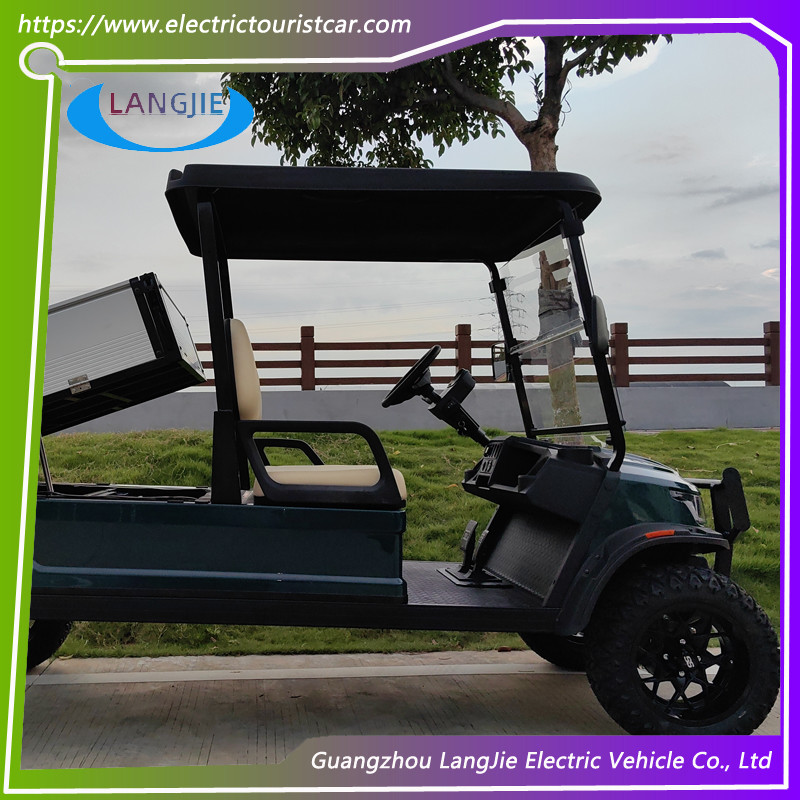 Electric Golf Buggy Cart AC Motor Controller 2 Seater Electric Golf Cart With Cargo Box