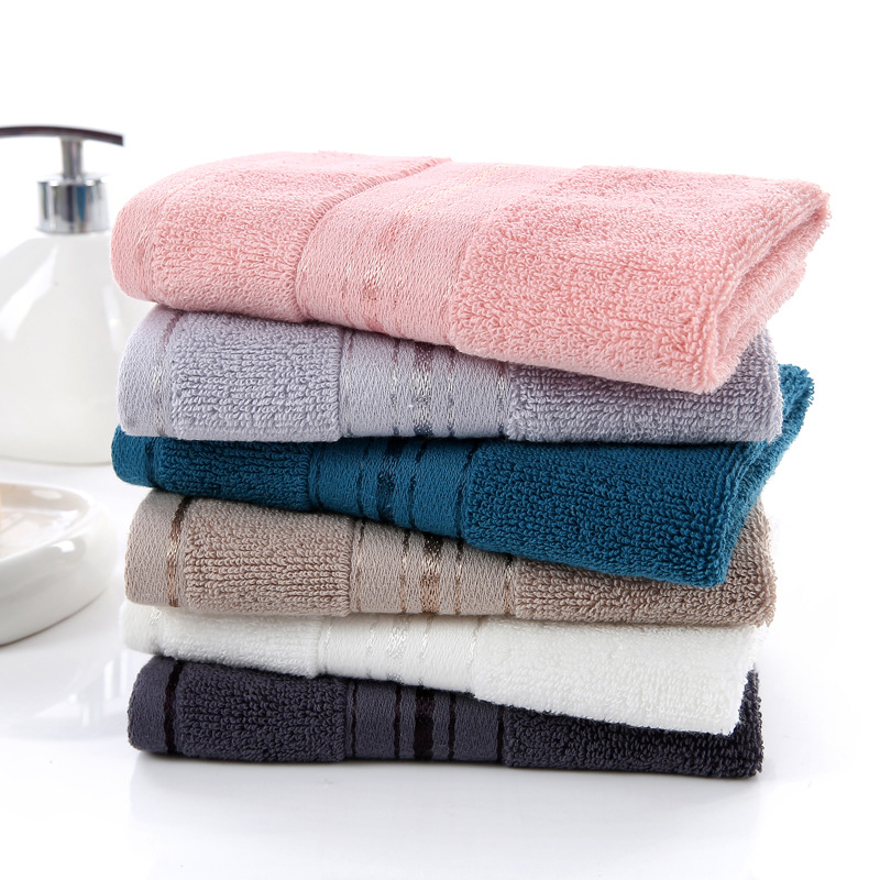 Upgrade Your Face Spa Experience with 34*34cm Solid Color Cotton Towel