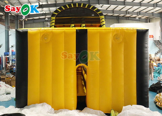 Inflatable Dry Slide Commercial Wave Ropeway Games Inflatable Zip Line Slide Combos Logo Printing