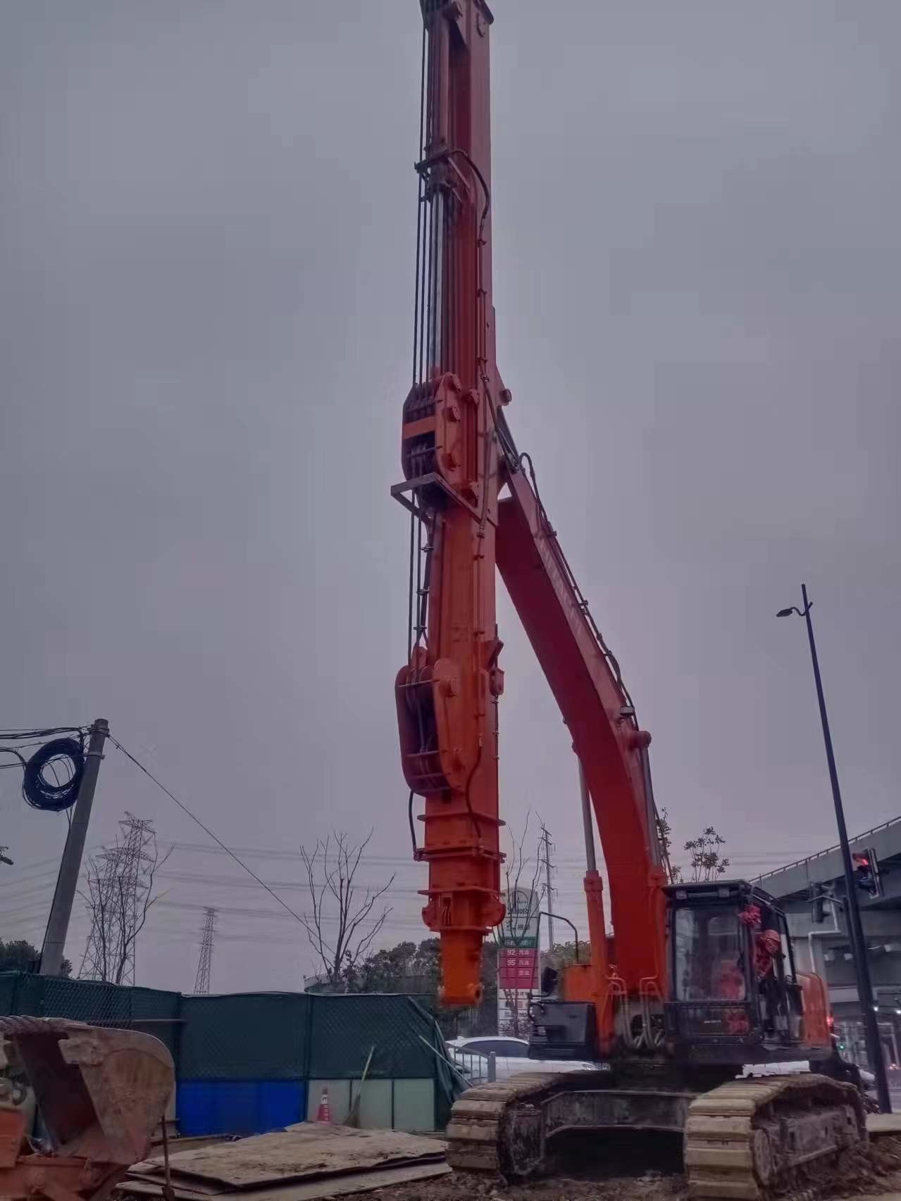 Komatsu Three Section Telescopic Dipper Arm , Q960D Long Reach Boom And Stick