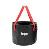 Buy cheap 500d PVC Coated Fabric 20L Outdoor Camping Fishing Folding Bucket Car Cleaning from wholesalers