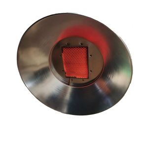 China Manual Poultry Heat Lamp Infrared Chick Brooding Equipment Aluminized Steel on sale