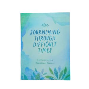 Journeying Through Difficult Times Softcover Christian Journal With Matte