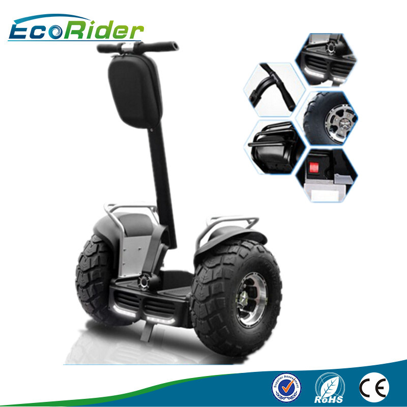 Double Battery 72v , 1266wh Two Wheel Self Balance Electric Motorcycle with Turning Lights