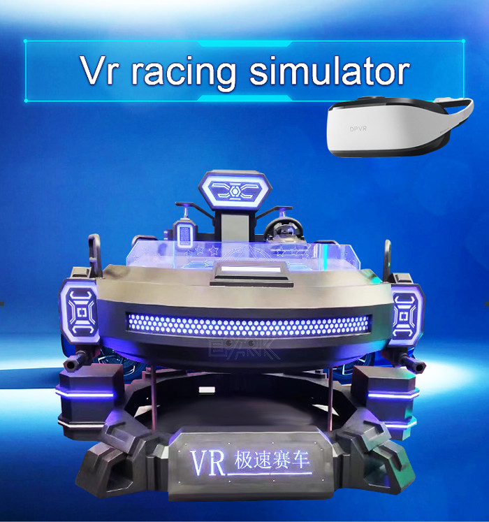 9D VR Three Screen Racing Car Simulator Driving Games