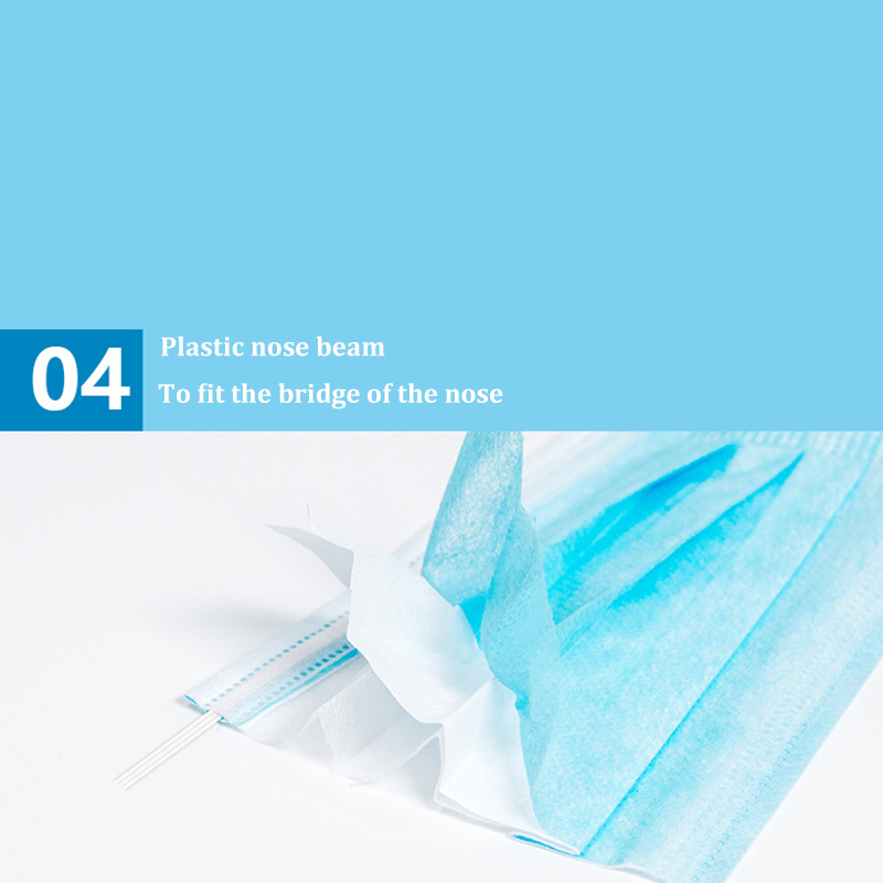 Surgical Anti Pollution Nonwoven Disposable Medical Face Mask