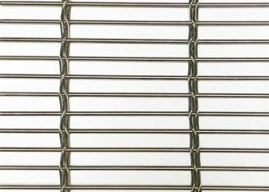  9.5mm Crimped Stainless Steel Architectural Mesh Plain Woven Wire Cable Mesh Manufactures