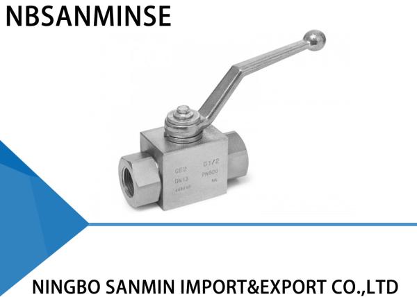 High Pressure Stainless Steel Hydraulic Ball Valve 2 way 1/8" - 2" KBH MKH