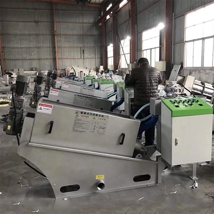 Environmental Wastewater Sludge Dewatering Equipment Systems Belt Filter Press Multi Disk Type Screw Press