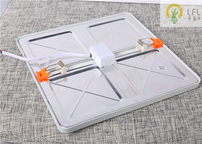 Square Led Surface Mount Ceiling Lights , Slim Round Led Panel Light 2835 Epistar Chips