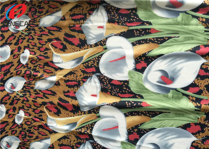 Top Soft Thick Polyester Digital Print Spandex Swimsuit Clothing Fabric