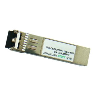China 10G CWDM SFP+ Fiber Transceiver , 1550nm 80km Sfp+ Optical Transceiver Single 3.3V on sale