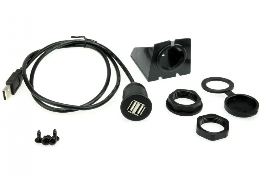 Car Dash Mount USB Adapter Vehicle, Bike, Motorcycle and Car USB Socket