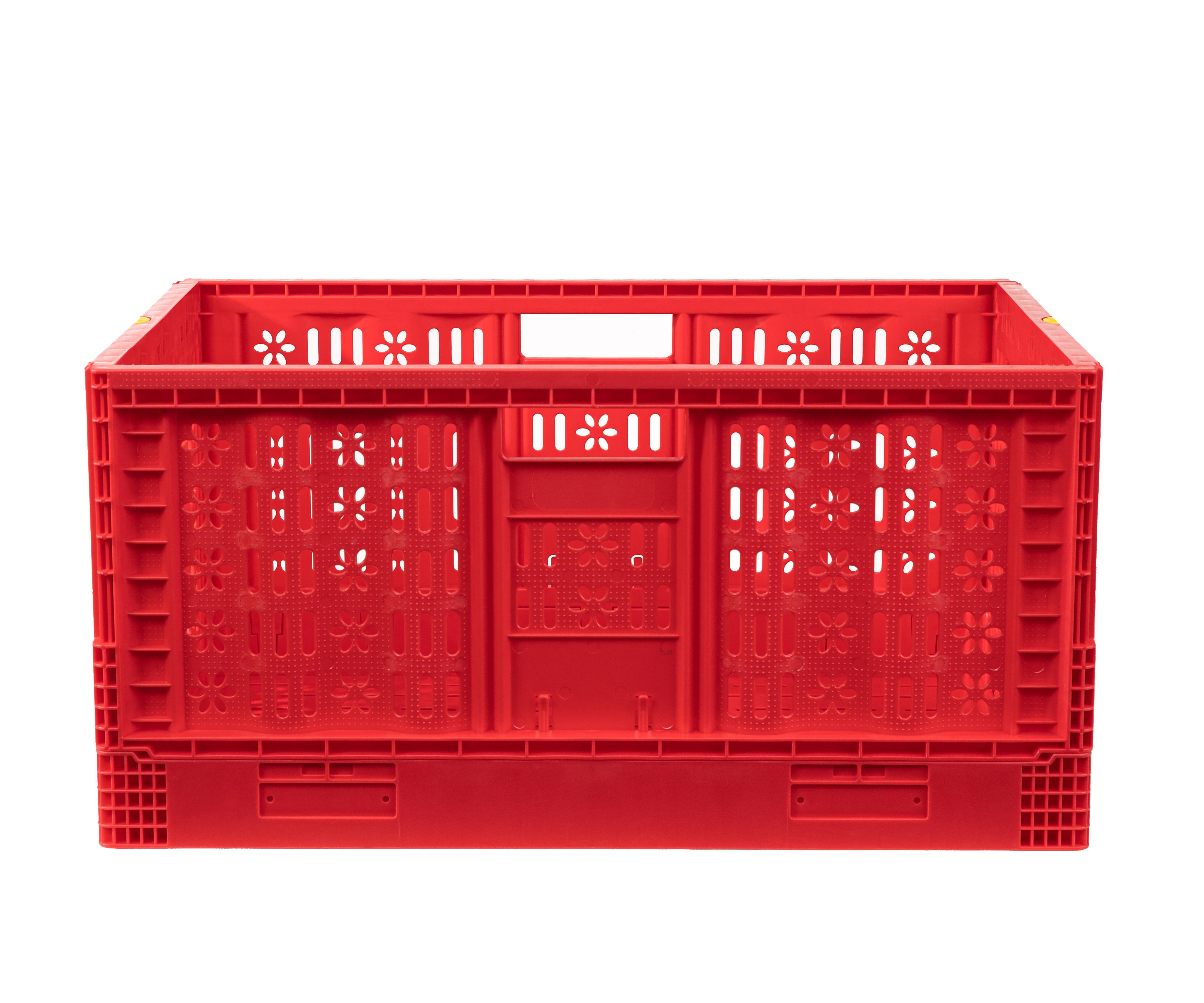 Customized Logo Foldable Toy Storage Basket Collapsible Mesh Crate for Easy Transport