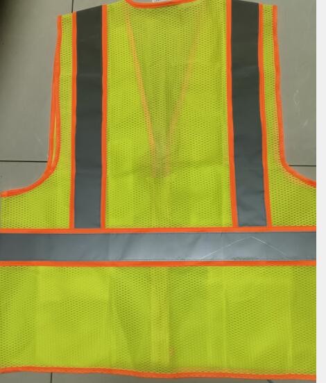 120 Grams Reflective Safety Vest Highway High Visibility Vest With Pockets