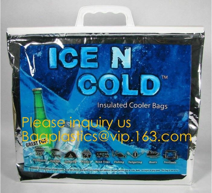 Aluminum Foil Food Use Disposable Cooler Bag Insulated Thermal Bag Organizer Storage Frozen Lunch Bag bagease bagplastic