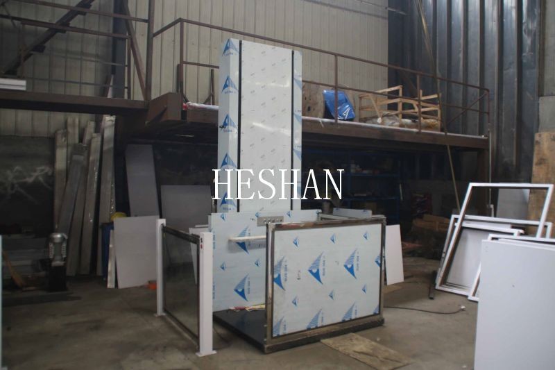 Villa Family Residential Stair Lift Elevator Hydraulic With Automatic Door