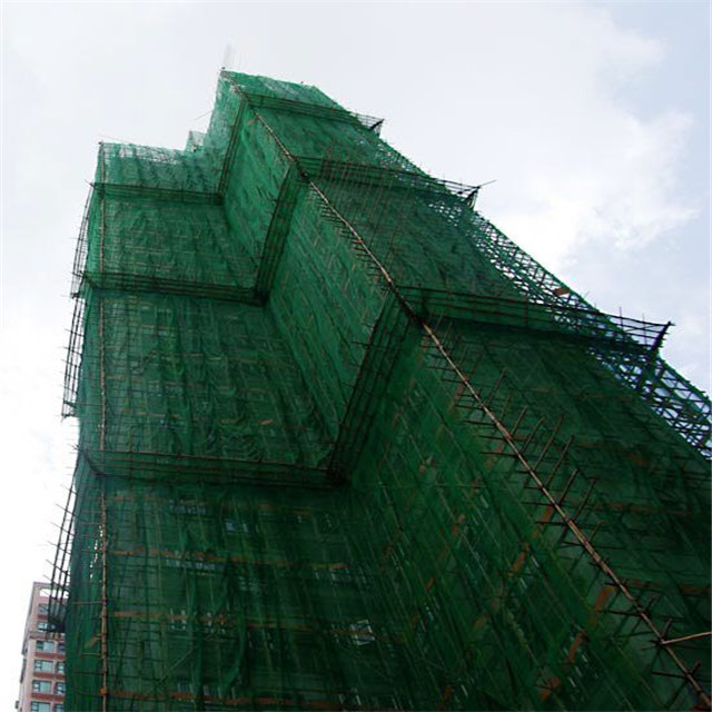 30% - 95% Shade Rate Construction Safety Mesh Netting With Eyelet 6 Needls Wraped Type