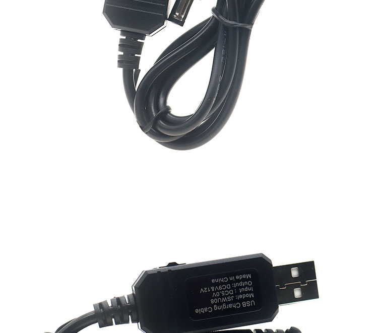 High Quality USB 5v to 9v 12v Step up DC Power Cord Booster Cable for Router