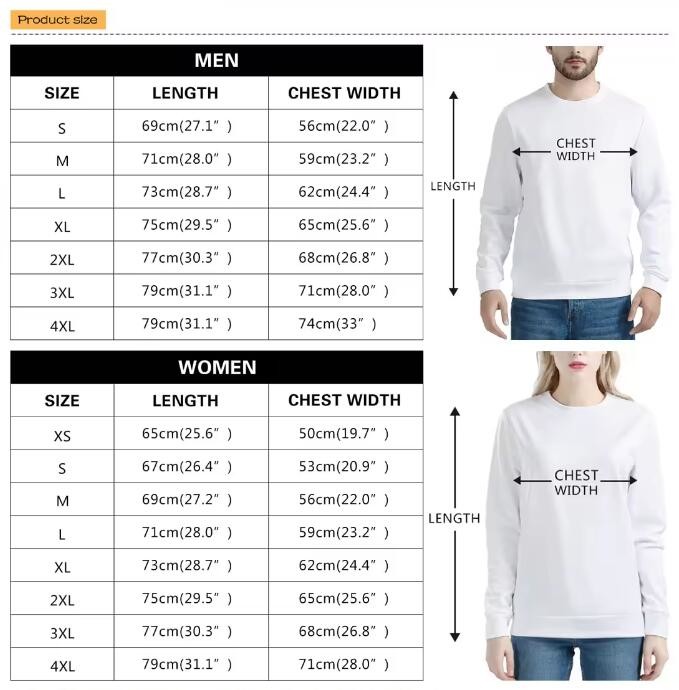 Regular Fit Women'S Oversized Sweatshirts Sublimation Crewneck Sweatshirt Pullover