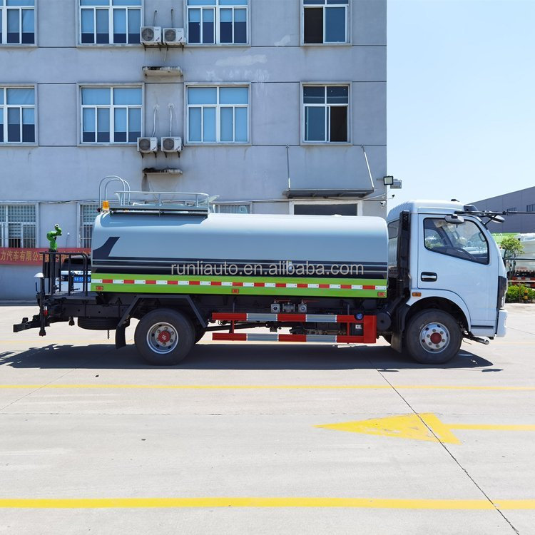 DFAC DongFeng 5000 Litres Water Truck Water Spray Bowser Sprinkle Truck Watering Cart Water Tanker Truck