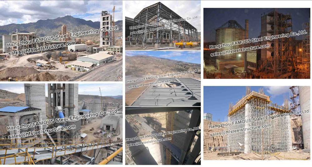 Industrial Structural Steel Fabrications Bolivia Cement Plant