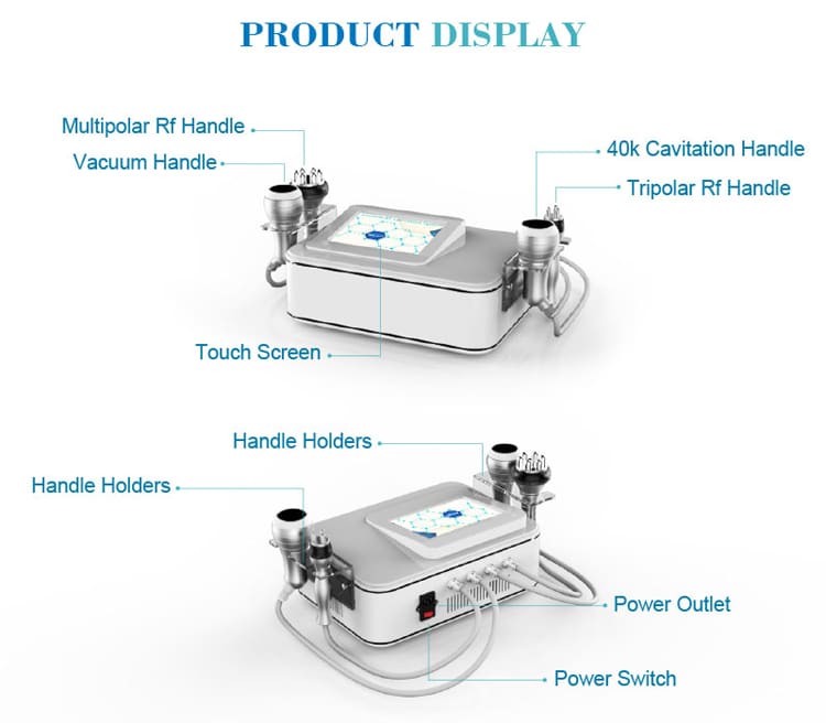 100 w 40 K focused Multi-polar & mono-polar rf combined machine for skin-lifting and body slimming foe beauty spa