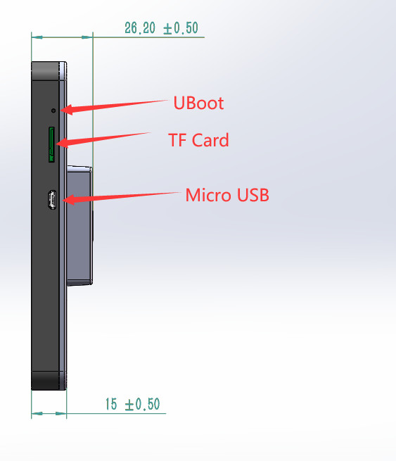 White Color 5 Inch OEM Industrial POE Tablet Small Wall Mount Touch Screen with RJ45 Ethernet NFC Module Serial Port