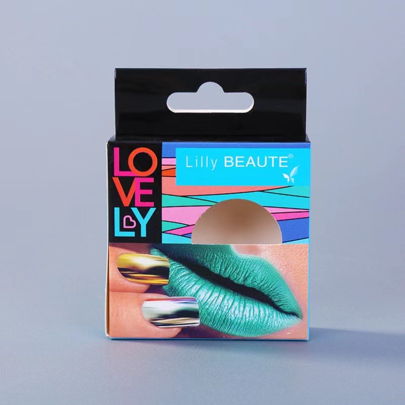 Chinese Factory Customized Elegant Eyelash Box Packaging with Window Display