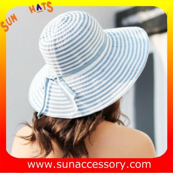 AK17592 fashion Wide brim sunny beach foldable summer straw hats for womens in stock , promotion cheap hats .