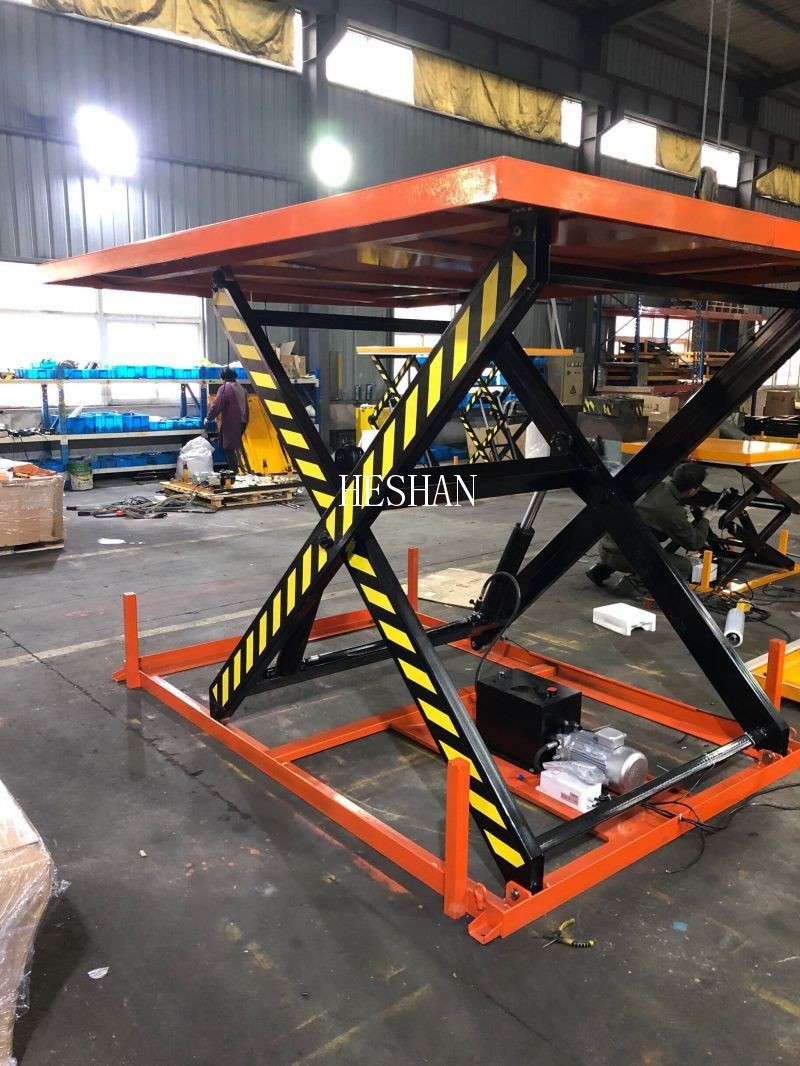 Workshop Portable Small Hydraulic Lift Table Scissor Electric Platform 1000kg