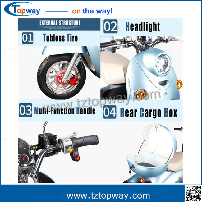 Adult Electric tricycle with passenger seat 2 with motor power 500w-1000w