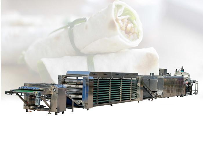Temperature Controlled Tortilla Production Line With 700 - 3000 Pieces/H Capacity