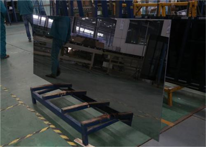 4mm - 8mm Thickness Black Reflective Glass / Clear Reflective Glass For Schools