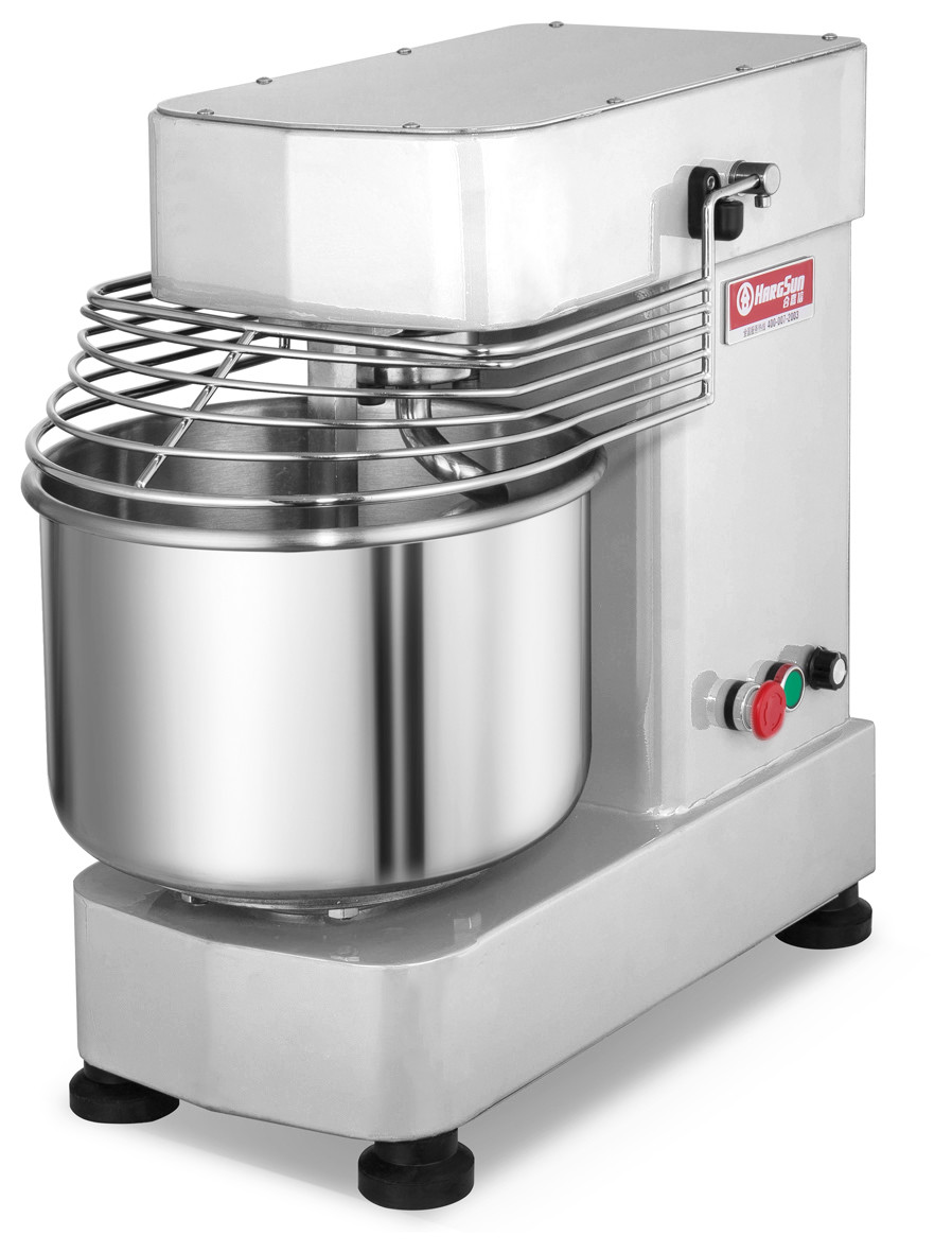 10L SS Small Spiral Mixer Variable Frequency Speed Adjustable 750w Table Top Dough Mixer