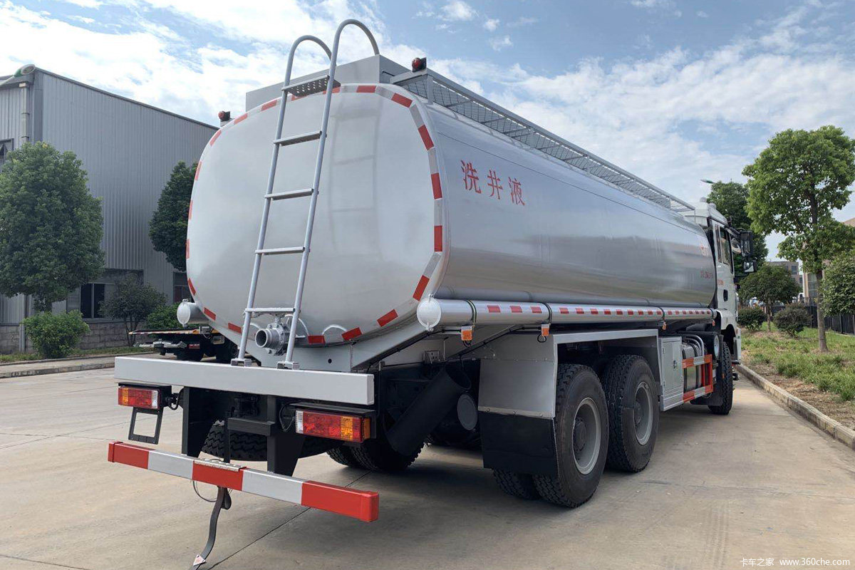 Shaanxi Automobile Heavy Truck 336 Horsepower 6X4 Total Weight 29 Ton tank Size 7*2.46*1.76m Crude Oil Liquid Supply Vehicle