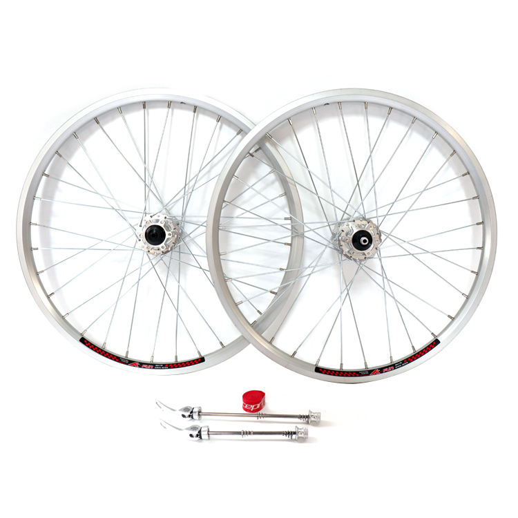 451 K-Fun Disc Brake Wheelset Foldable Bicycle Wheelset Clincher Aluminum Alloy Wheel