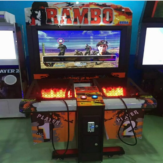 Coin Operated Upright Video Game Machines , Gun Shooting Commercial Gaming Machines