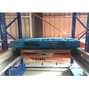 Radio Shuttle Metal Pallet Rack , Material Racking System Custom Design