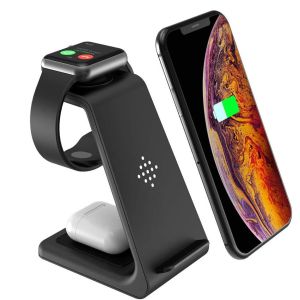 China 5W 10W 3 In 1 Smartphone Wireless Phone Charger Station on sale
