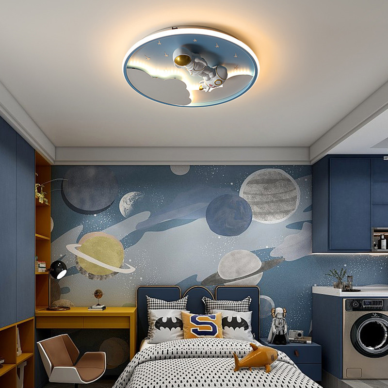 Modern Simple Ceiling Lights For Children's Room Boys Girls Designer astronaut Ceiling Light(WH-MA-293)