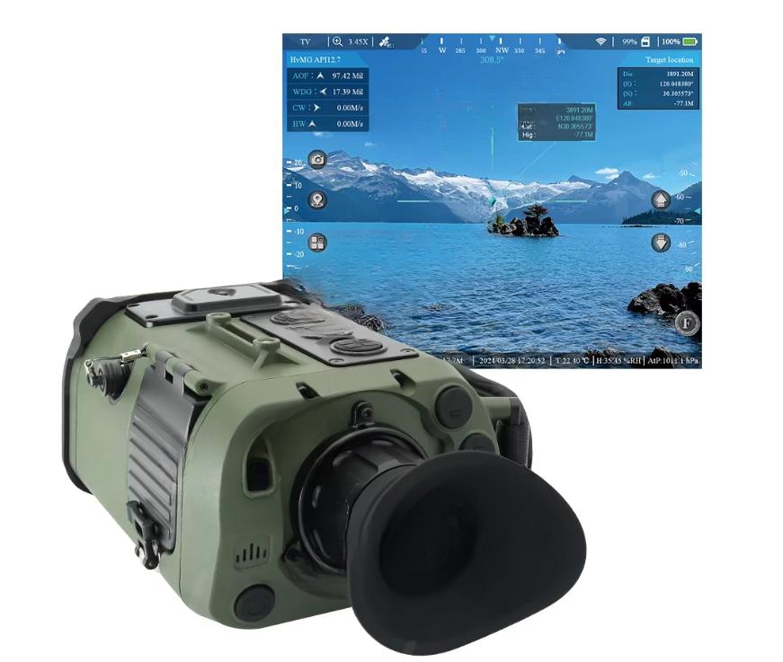 Long Range Laser Rangefinder Human Eye Safety 1535nm Class I Telescope 3KM 6KM 10KM