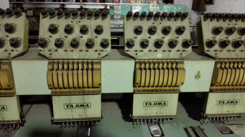Programmable 18 Heads Used Tajima Embroidery Machine For Business TME-DC918
