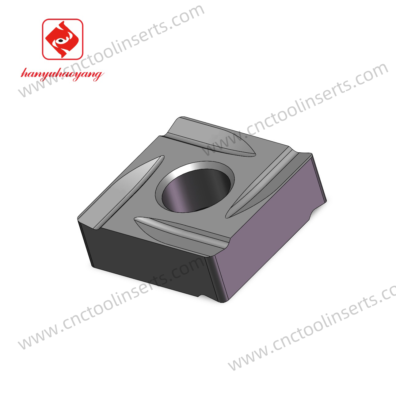 Cemented Carbide Standard Boring Insert SNGG090304L-B And Durable For Aerospace