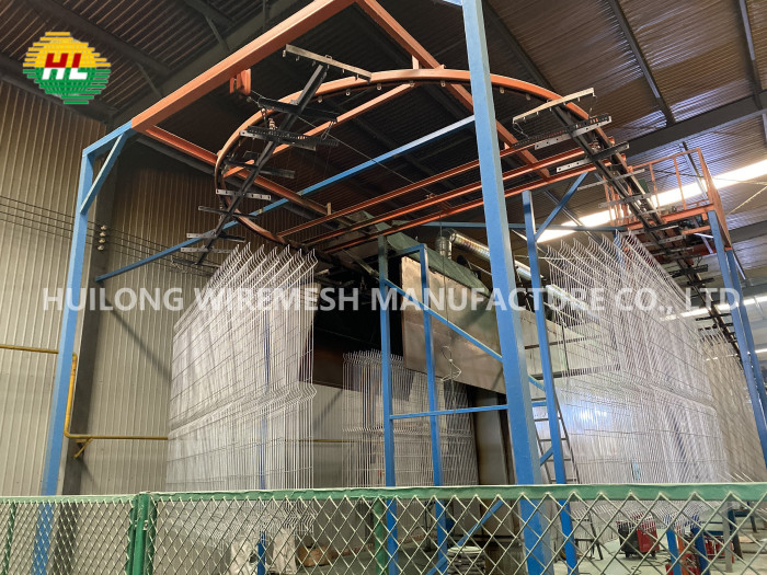1830/2030mm 3d Welded Wire Fence Ral 6005 PVC Coated