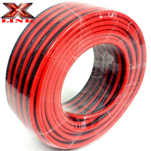 Powered Speaker Cables 100M with 2x200 High Fidelity and Customized Pure Copper Wire