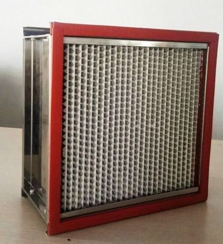 Fiberglass Paper HEPA Air Filter For High Temperature Sterilizing Tunnel Oven