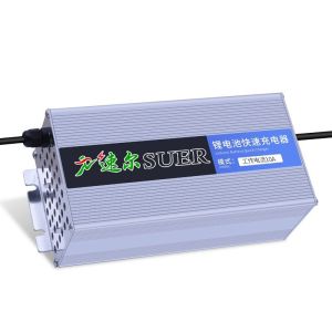 Constant Current Fireproof Battery 24V Lithium Ion Charger With LED Indicators