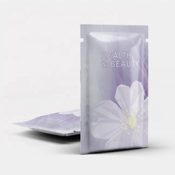 VMPET Plastic Bag Sealable Zipper Cosmetic Packaging Skin Care Face Mask