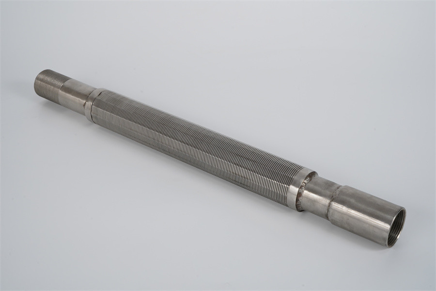 Stainless Steel Wedge Wire Water Well Screen Pipe With 0.5mm Slot